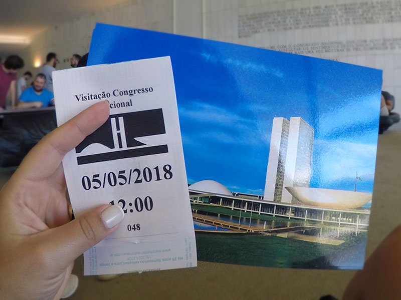 visita guiada ao palacio do congresso nacional em brasilia