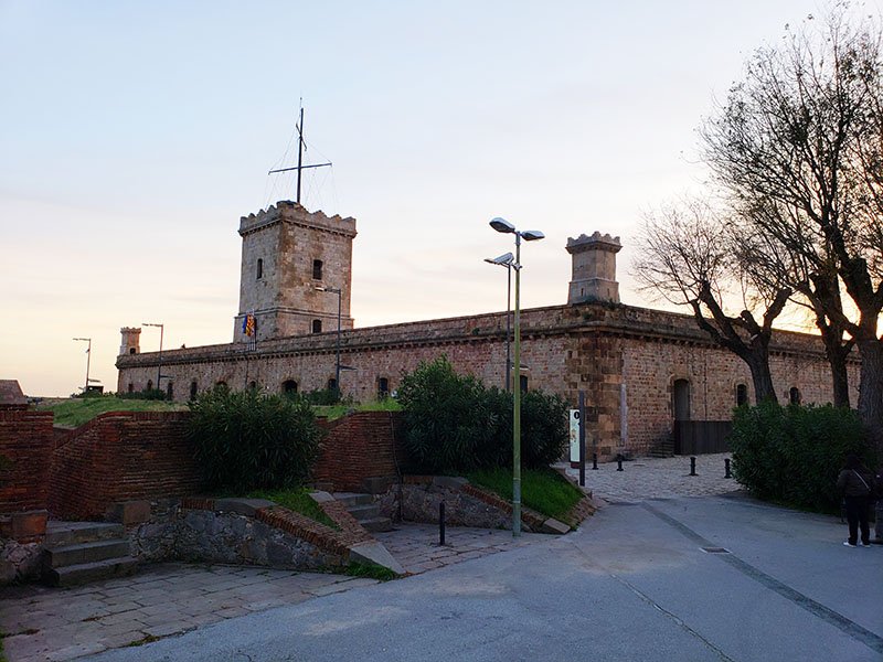 Castelo de Montjuic em Barcelona