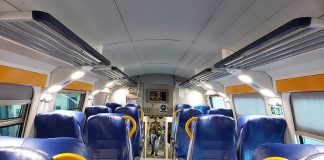 Guia Trem na Itália: dicas e como comprar passagem barata online Interior do trem regional