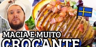 Batata Hasselback: Como fazer batata no forno sueca! receita de batata hasselback como fazer passo a passo